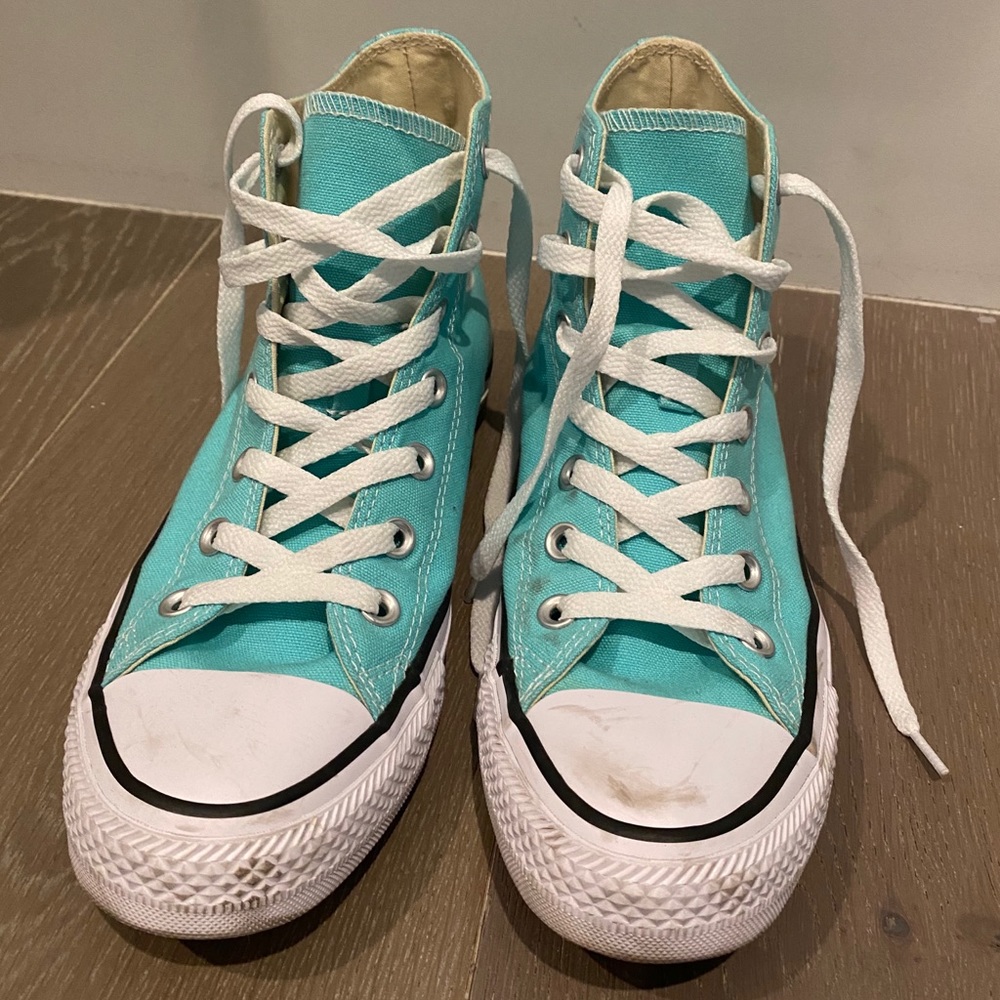 Turquoise High Top Converse| Women’s